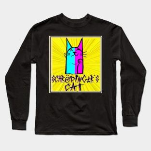 student Tattoo Sticker schrodingers Cat Long Sleeve T-Shirt